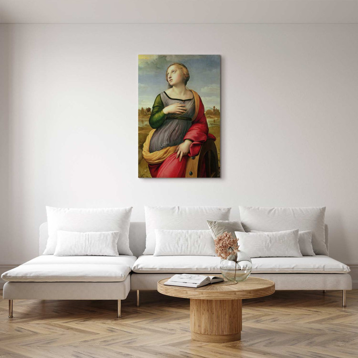 Schilderij - Rafael Santi – St. Catherine of Alexandria