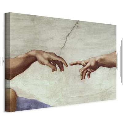 Tableau - Michelangelo – The Creation of Adam (hands)