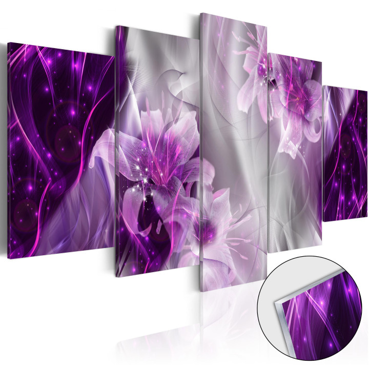 Acrylglasbild - Purple Utopia