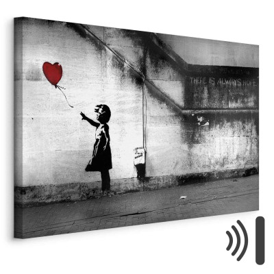 Schilderij - hope (Banksy)