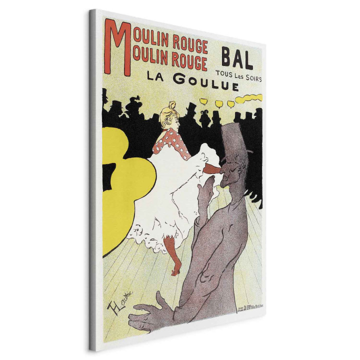 Groot XXL schilderij - Henri de Toulouse-Lautrec – La Goulue
