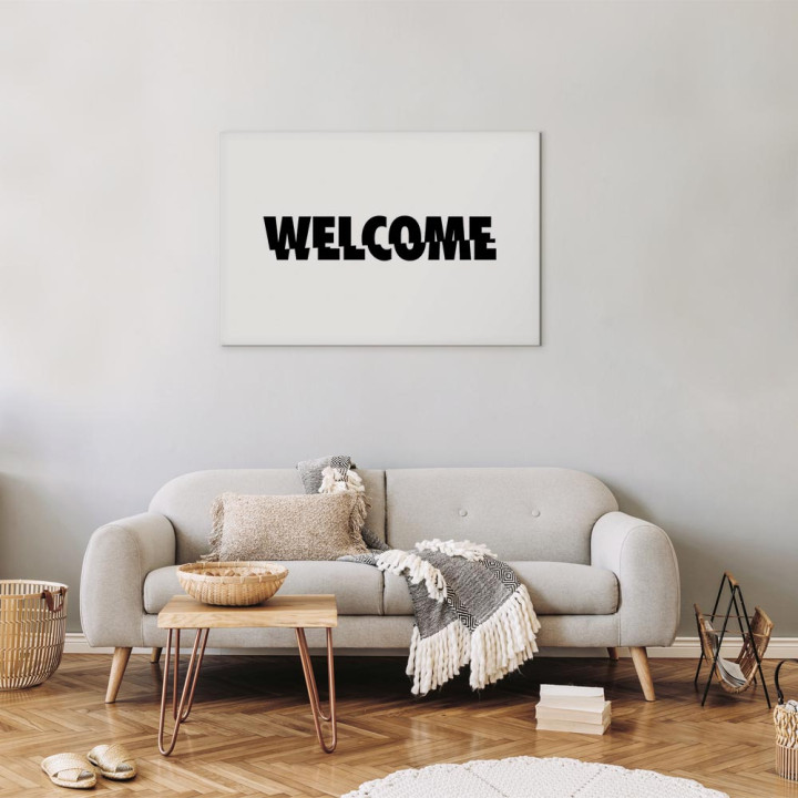Wandbild - Welcome (1 Part) Wide