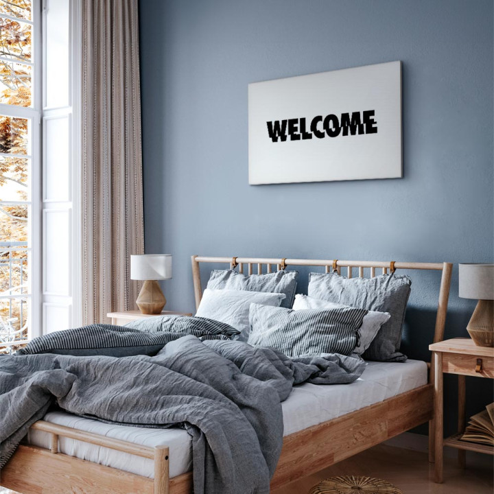 Wandbild - Welcome (1 Part) Wide