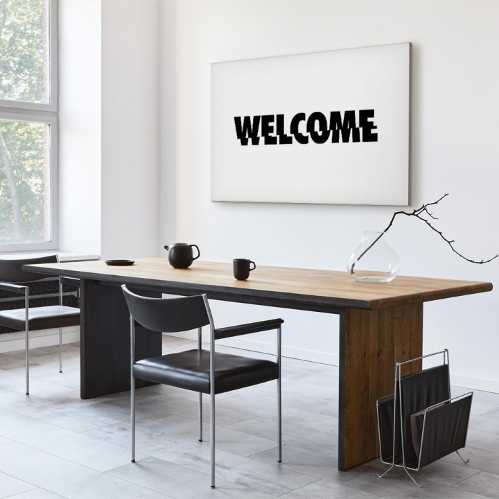 Wandbild - Welcome (1 Part) Wide