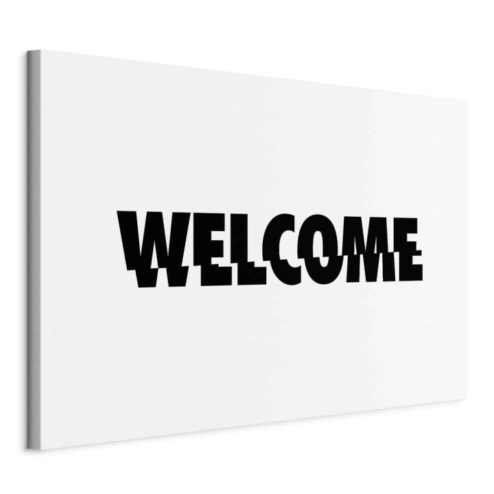 Wandbild - Welcome (1 Part) Wide