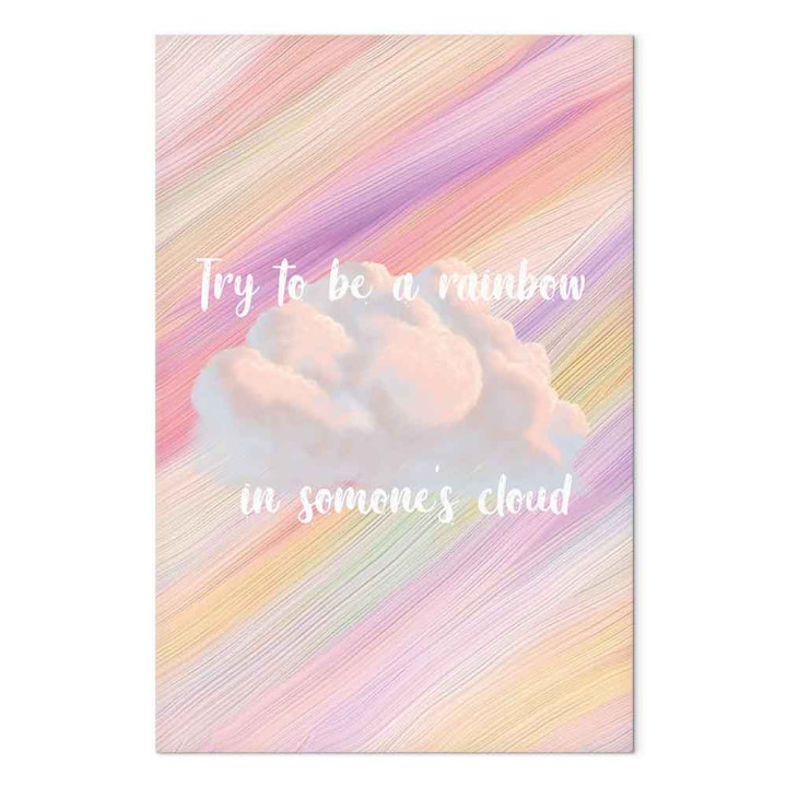 Obraz - Try to Be a Rainbow (1 Part) Vertical