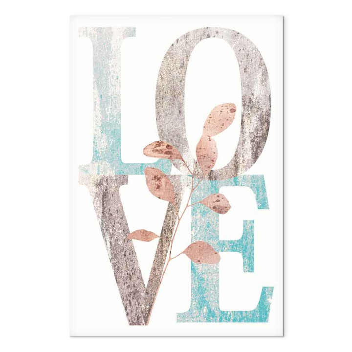 Wall picture - Flourishing Letters (1 Part) Vertical