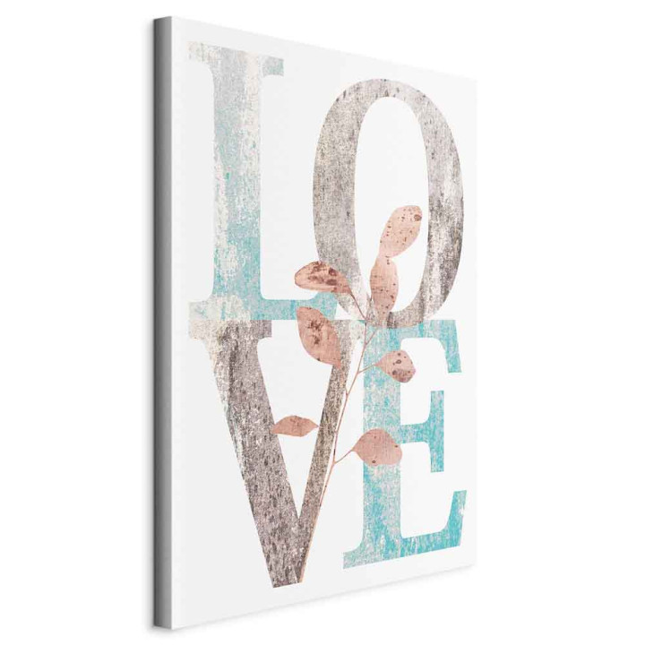 Wall picture - Flourishing Letters (1 Part) Vertical