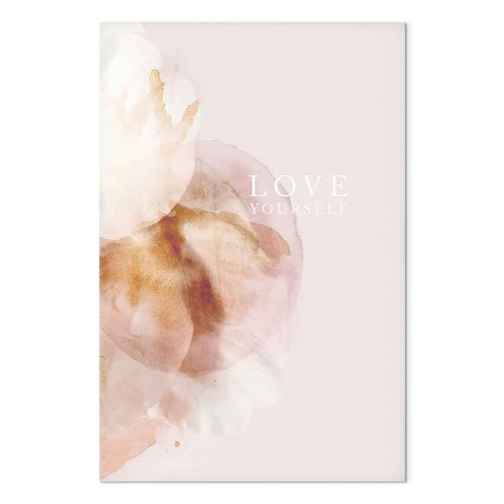 Wall picture - Love Yourself (1 Part) Vertical