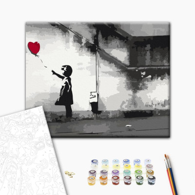 Malen nach Zahlen auf Leinwand - Fleeting Love