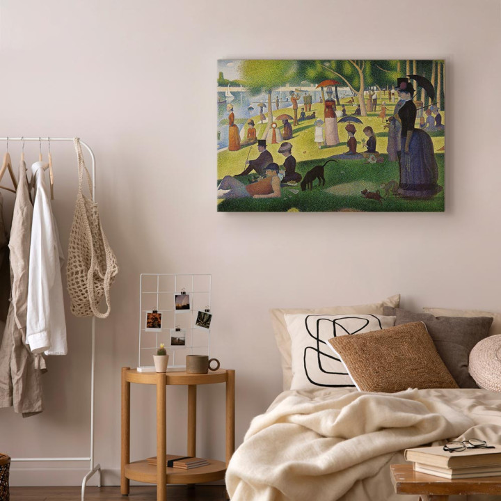 Schilderij - Georges Seurat – Sunday Afternoon on the Island of La Grande Jatte