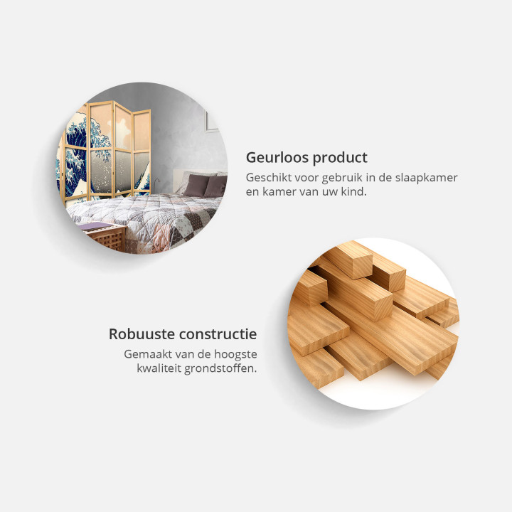 Parawan japoński - Sage Green Flourishes