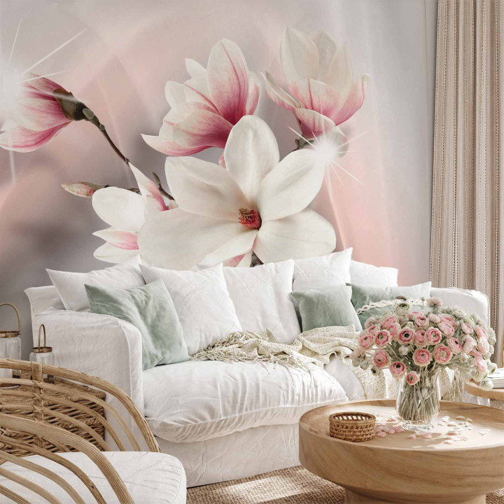 Wall mural - White magnolias